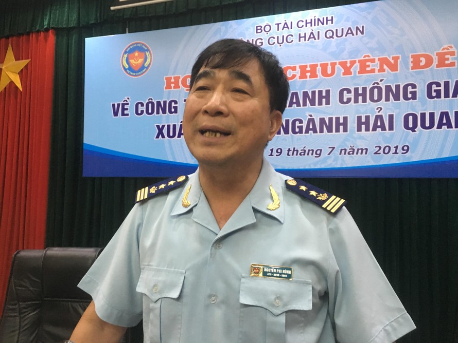 Ông Nguyễn Phi Hùng, Cục trưởng Cục Điều tra chống buôn lậu, Tổng cục Hải quan. Ảnh: Tuấn Nguyễn