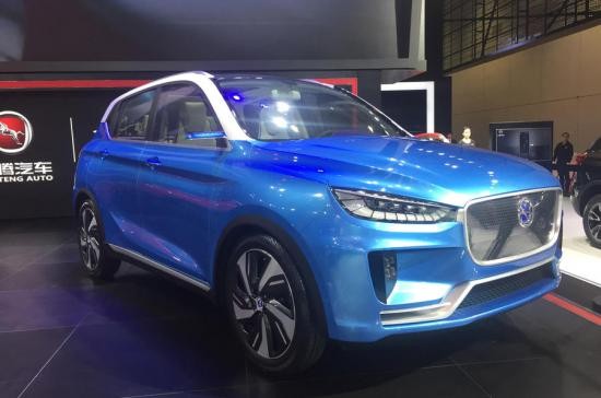 Mẫu xe Hanteng có kiểu dáng giống dòng xe cao cấp F-Pace của Jaguar (Anh). Ảnh: Internet