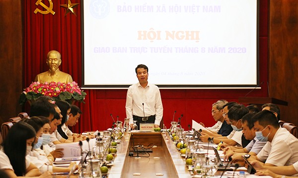 Tổng Giám đốc Nguyễn Thế Mạnh phát biểu chỉ đạo tại hội nghị ngày 4/8 