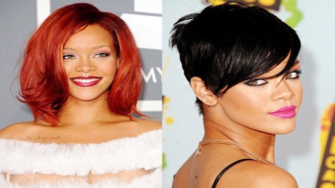 Những kiểu tóc ấn tượng của Rihanna