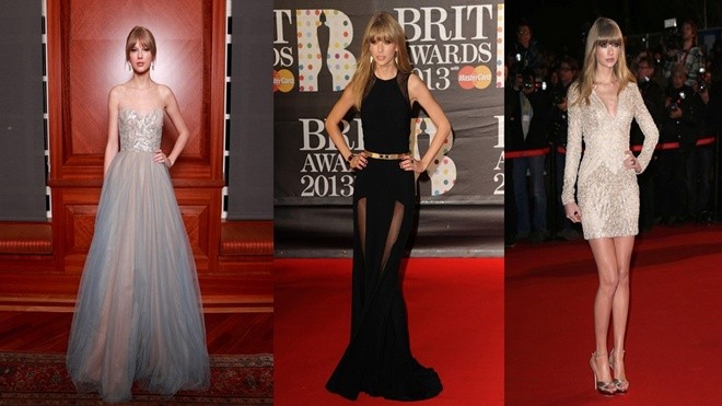 10 bộ váy dạ tiệc lộng lẫy của Taylor Swift