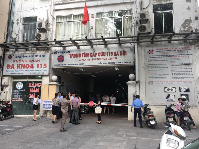Trung tâm 115 Hà Nội hiện gặp nhiều khó khăn trong hoạt động. Ảnh: Trường Phong