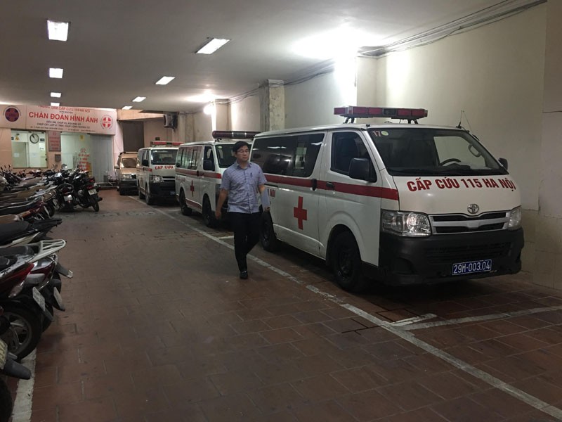 Trung tâm cấp cứu 115 Hà Nội đang gặp nhiều khó khăn. Ảnh: Trường Phong