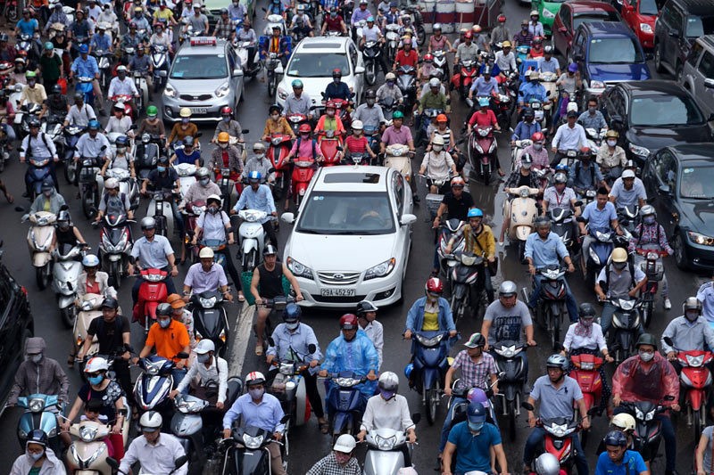 Hà Nội tiếp tục hoàn thiện đề án cấm xe máy nội đô năm 2030