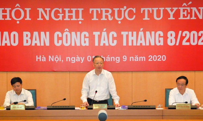 Ông Nguyễn Văn Sửu kết luận cuộc họp. Ảnh: PV