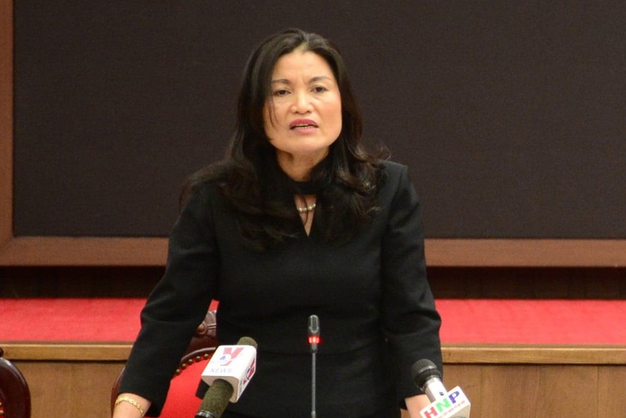 Bà Lã Thị Lan, Phó Giám đốc CDC Hà Nội