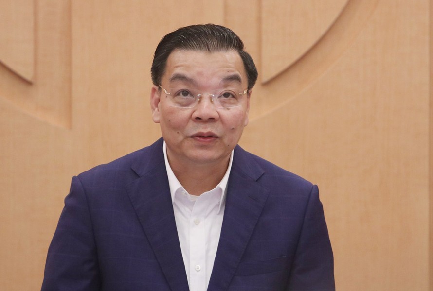 Chủ tịch Hà Nội Chu Ngọc Anh chỉ đạo họp Ban Chỉ đạo phòng chống COVID-19