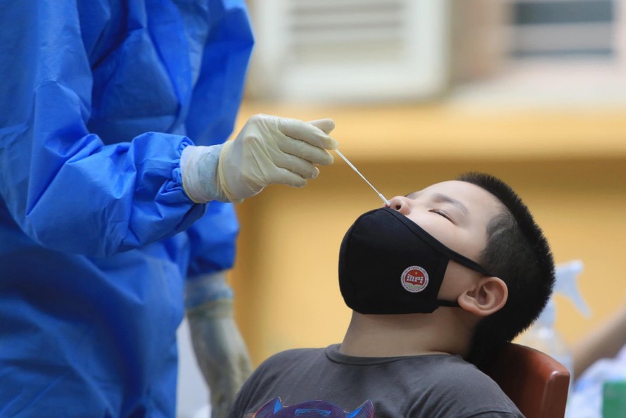 Khoảng hơn 800.000 trẻ em Hà Nội thuộc đối tượng tiêm vắc xin
