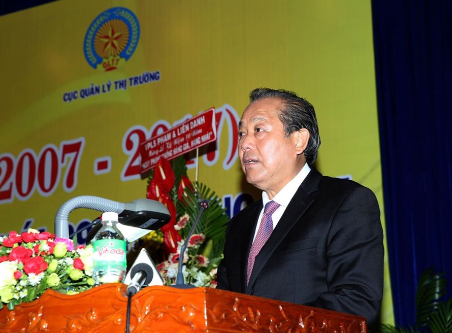 Phó Thủ tướng Thường trực Chính phủ Trương Hoà Bình phát biểu tại lễ kỷ niệm