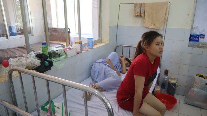 Chị Yến vẫn đang nằm điều trị tại bệnh viện đa khoa tỉnh Bình Phước
