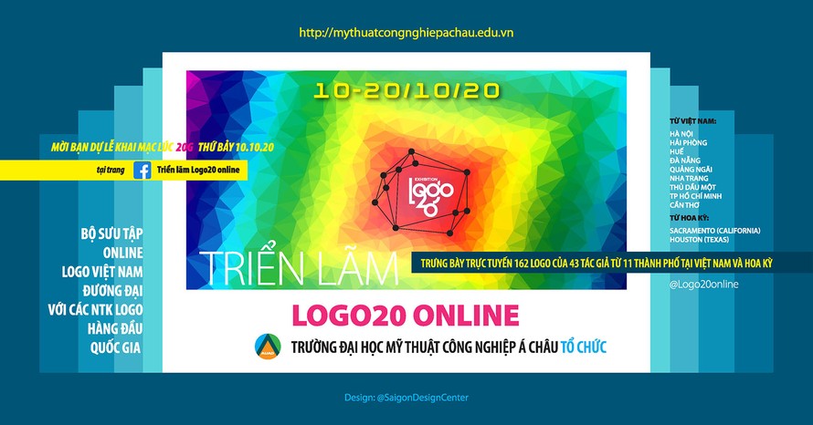 Lần đầu tiên, Việt Nam triển lãm Logo20 trực tuyến
