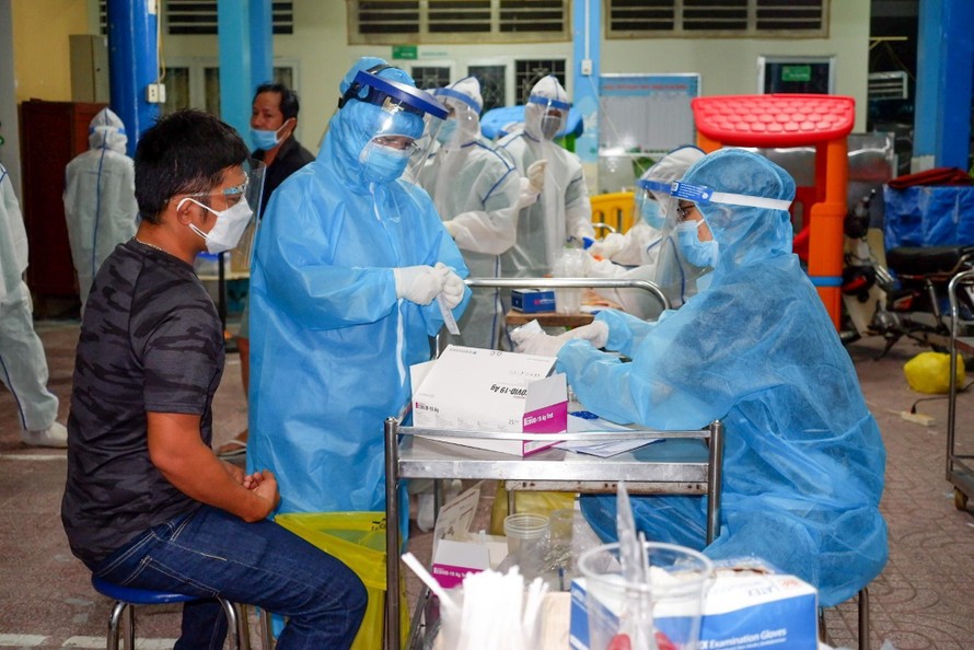 Chuỗi lây nhiễm tại chợ Sơn Kỳ có liên quan đến chuỗi lây nhiễm ở Hóc Môn (ảnh: HCDC)