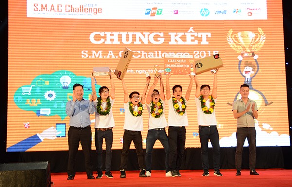 Đội thi của Học viện Công nghệ Bưu chính viễn thông giành ngôi vô địch