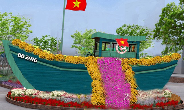 Đặc sắc dấu ấn chủ quyền biển đảo tại đường hoa Bình Định