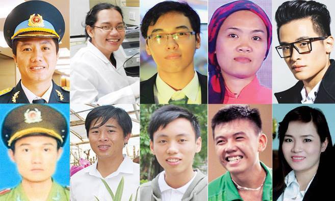 10 gương mặt trẻ Việt Nam tiêu biểu 2015.