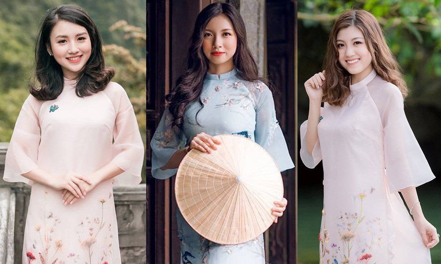 12 nữ sinh đẹp nhất Ngoại giao khoe sắc cố đô Hoa Lư