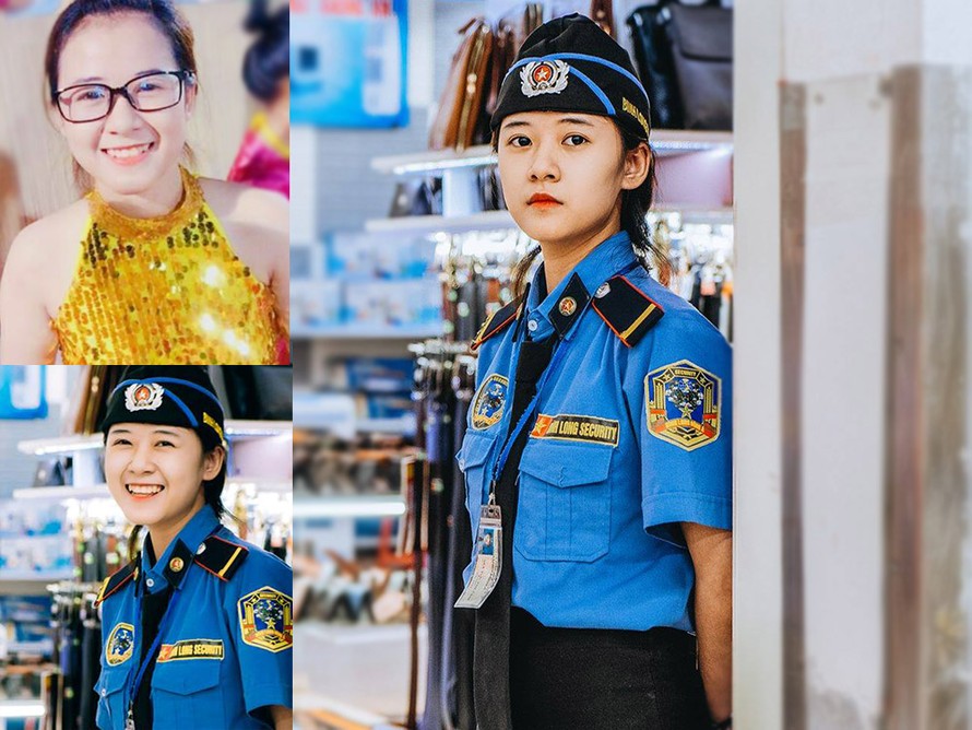 Nữ bảo vệ siêu thị ở Nghệ An gây sốt cộng đồng mạng