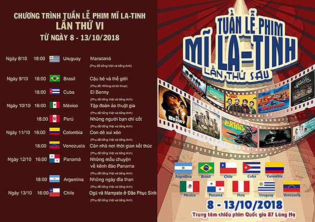 10 phim đặc sắc trong Tuần lễ phim Mỹ Latinh 2018