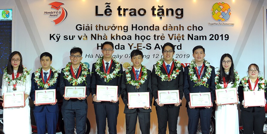 10 kỹ sư, nhà khoa học trẻ nhận giải thưởng Honda Y-E-S