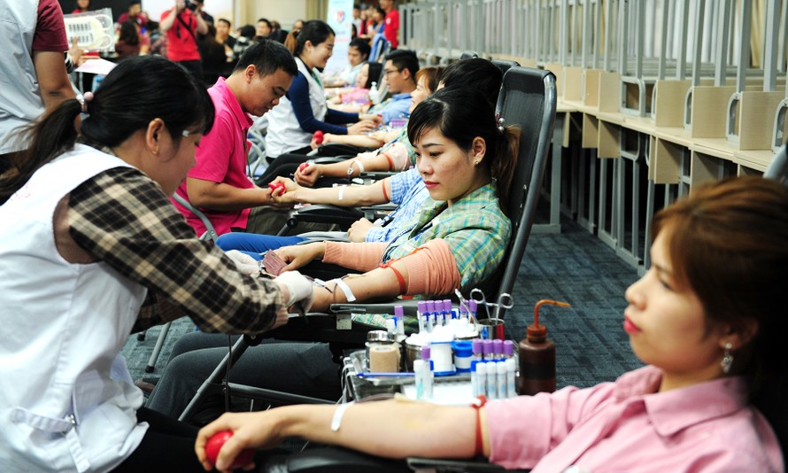 Rộn ràng ngày hội hiến máu Chủ nhật Đỏ tại Bắc Ninh