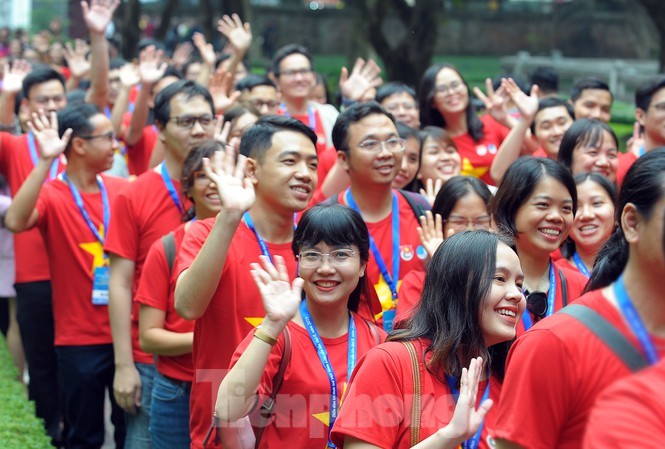 Các đại biểu tham dự Diễn đàn Trí thức trẻ Việt Nam toàn cầu năm 2019. Ảnh: Xuân Tùng