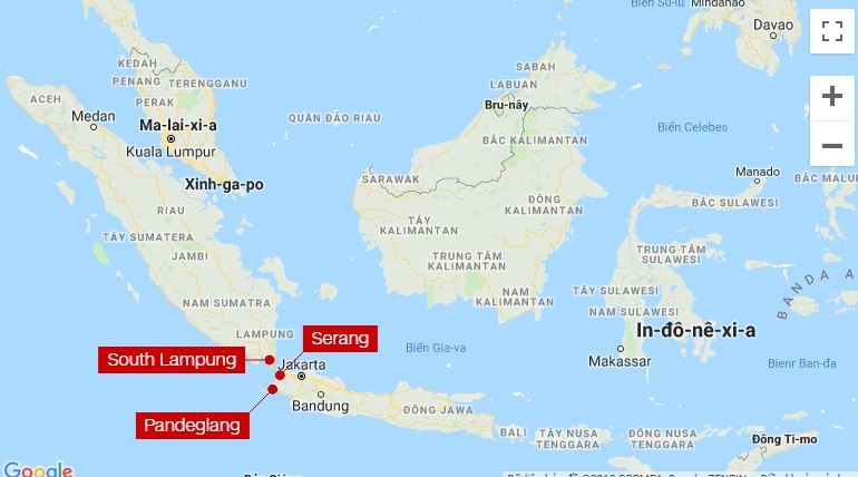 Sóng thần Indonesia: 222 người chết, nguy cơ đối mặt đợt sóng thần mới