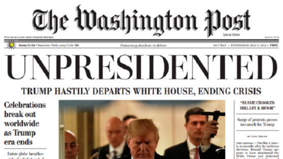 'Báo Mỹ' loan tin tổng thống Trump từ chức