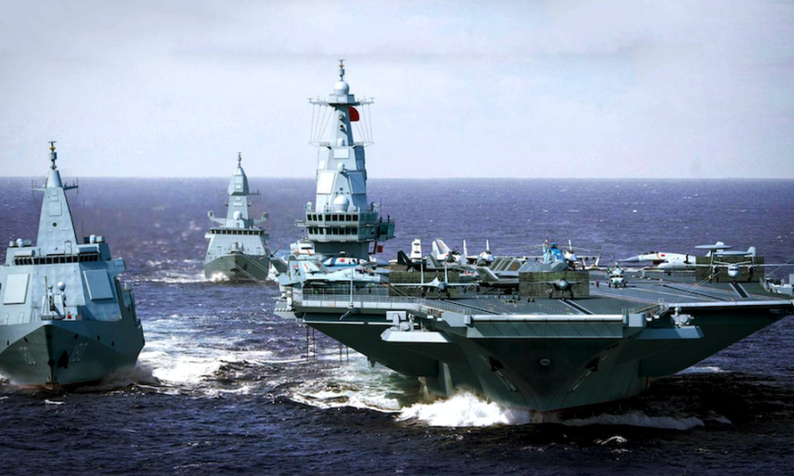 Một mô tả về tàu Type 002 do giới yêu thích quân sự Trung Quốc tung lên mạng