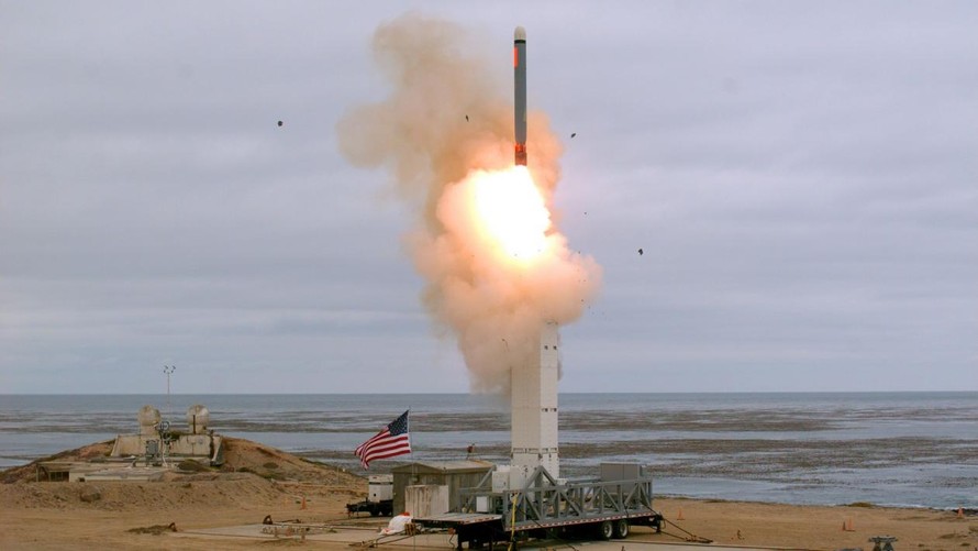 Hình ảnh vụ thử tên lửa mới nhất của Mỹ