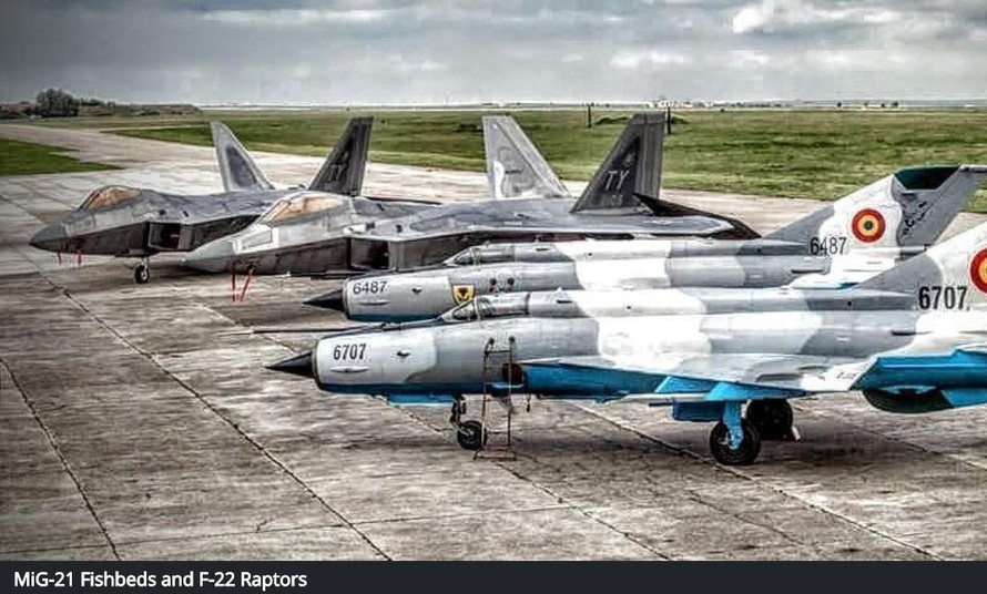 MiG-21 và F-22