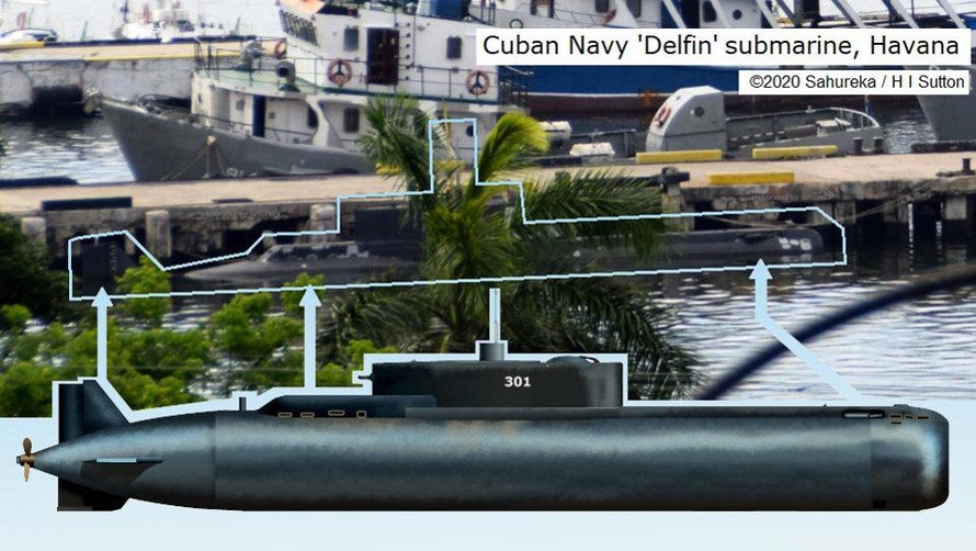 tàu ngầm Delfin của hải quân Cuba
