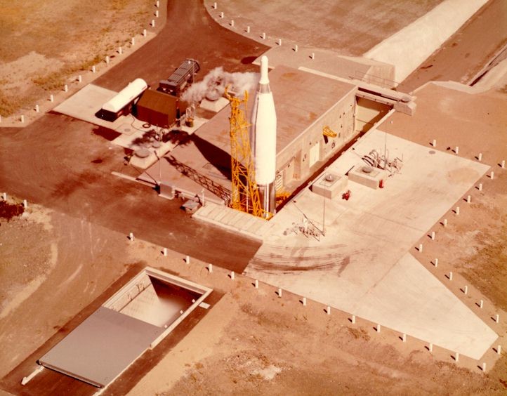 Silo tên lửa hạt nhân Atlas E của Mỹ thời còn hoạt động