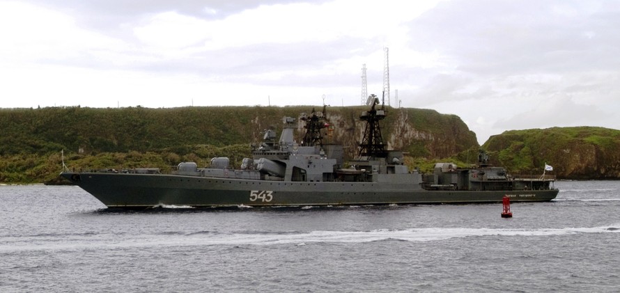 Tàu Thống chế Shaposhnikov của hải quân Nga