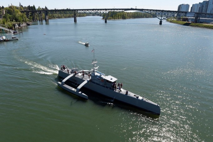 Mô hình tàu không người lái của hải quân Mỹ