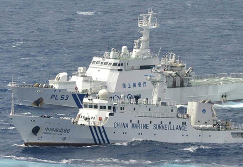 Một tàu hải cảnh Trung Quốc ở biển Đông