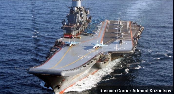 Tàu sân bay duy nhất của hải quân Nga ở thời điểm hiện tại
