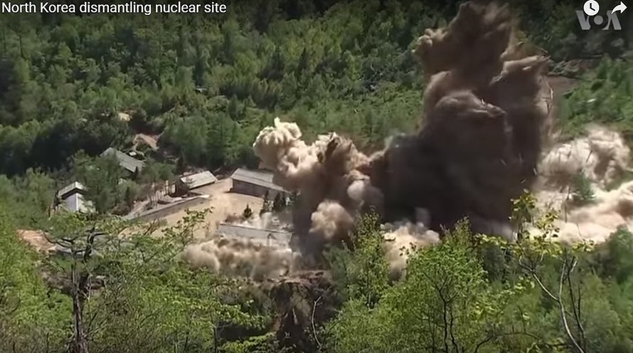 Triều Tiên đơn phương quyết định phá hủy các đường hầm của Khu thử nghiệm hạt nhân Punggye-ri để tạo điều kiện cho một thỏa thuận rộng lớn hơn với Mỹ hồi năm 2018