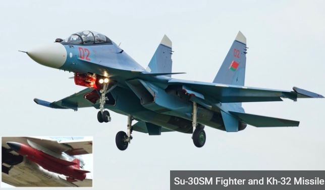 Tiêm kích Su-30 và tên lửa Kh-32