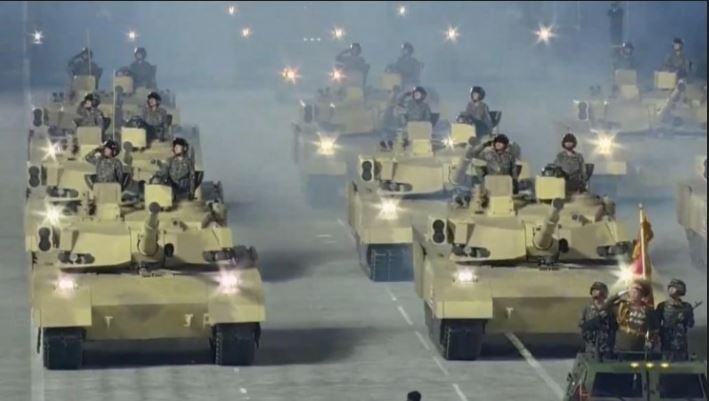 Dòng xe tăng vừa ra mắt của Triều Tiên