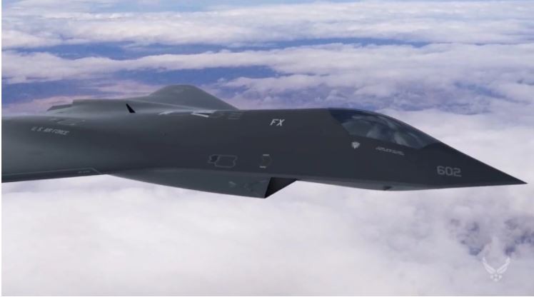 Hình ảnh không quân Mỹ công bố năm 2018 về một khái niệm chiến đấu cơ mới