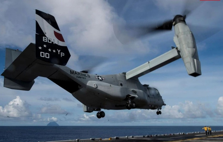 Trực thăng V-22 Osprey của thủy quân lục chiến Mỹ