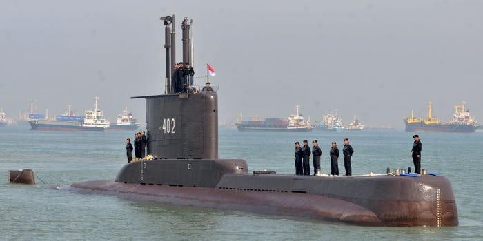Tàu ngầm KRI Nanggala-402. M. Risyal Hidayat / Antara Foto/Reuters