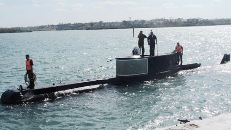 Bức ảnh chụp tàu ngầm Delfin của Cuba/ (Hải quân cách mạng Cuba)
