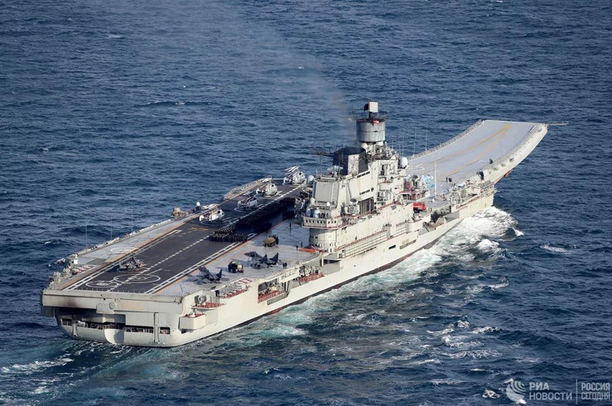 Hiện nay hải quân Nga có duy nhất một con tàu sân bay - tàu tuần dương chở máy bay hạng nặng "Đô đốc Hạm đội Liên Xô Kuznetsov"