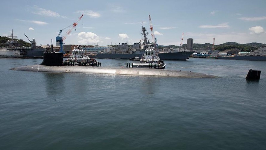 Tàu USS Connecticut tại Nhật Bản hồi tháng 8/2020. Ảnh: US Navy