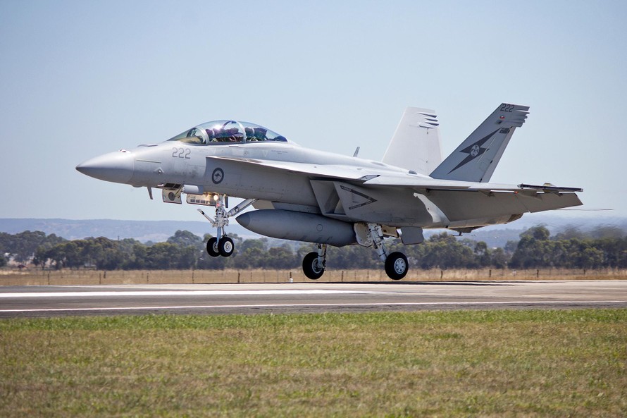 F / A-18 Super Hornet đang hoạt động trong không quân Australia