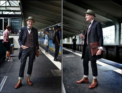 Cụ ông gây 'sốt' vì phong cách ăn mặc sành điệu ở tuổi 70 