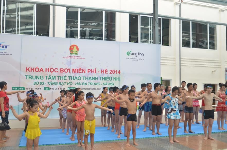 Giải bơi Thanh thiếu niên Hà Nội: Hơn 100 triệu đồng tiền thưởng