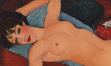 Bức họa "Reclining Nude"