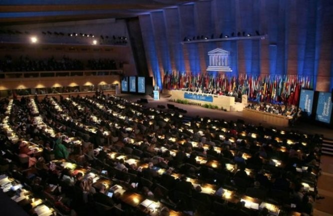 Kỳ họp lần thứ 38 của UNESCO diễn ra từ ngày 3 đến 18-11-2015 tại trụ sở UNESCO ở Paris, Pháp - Ảnh: AFP 